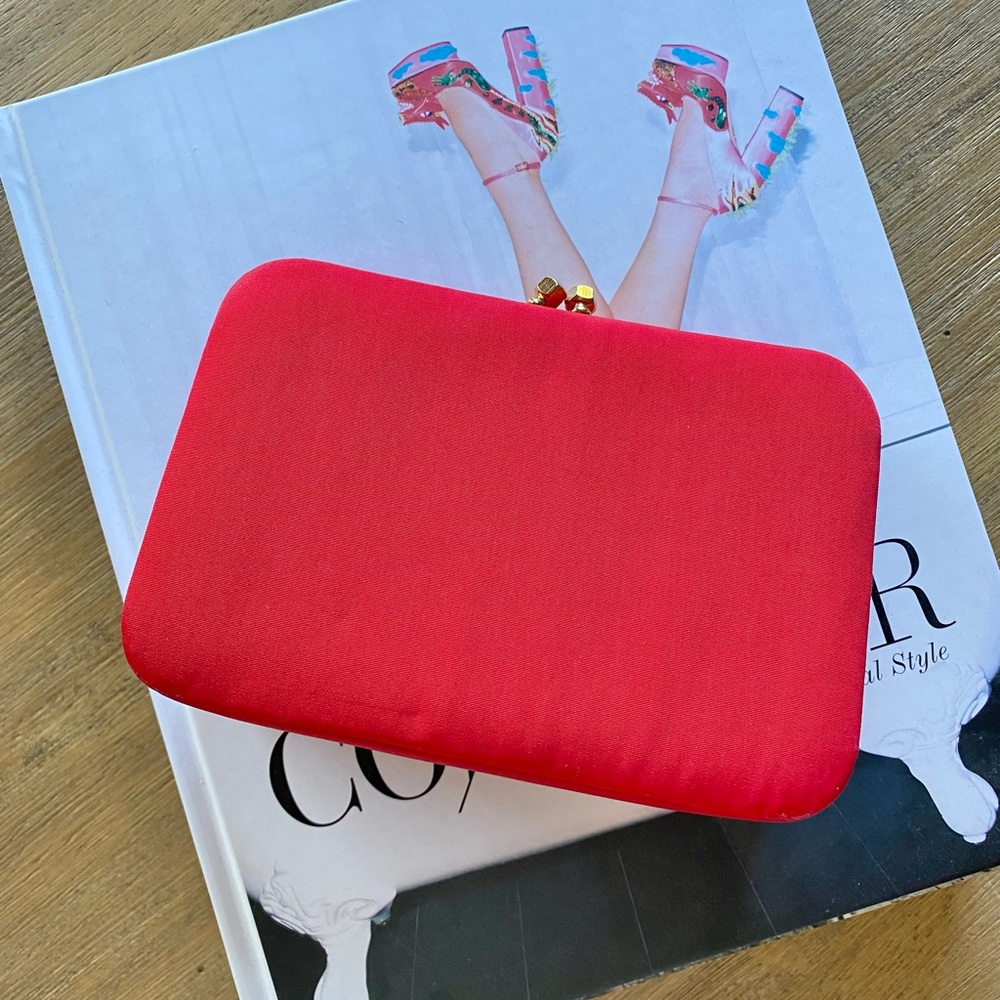 Vintage red purse
